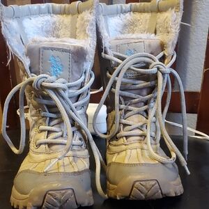 Polo by Ralph Lauren Tan Boots with Rugged High-Top Design